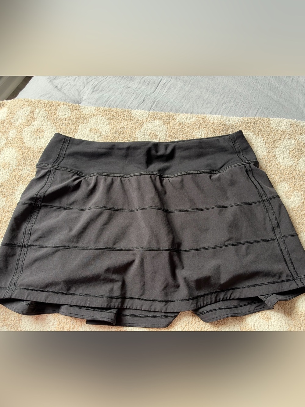 lululemon athletica Black golf Skort with Layered Panels